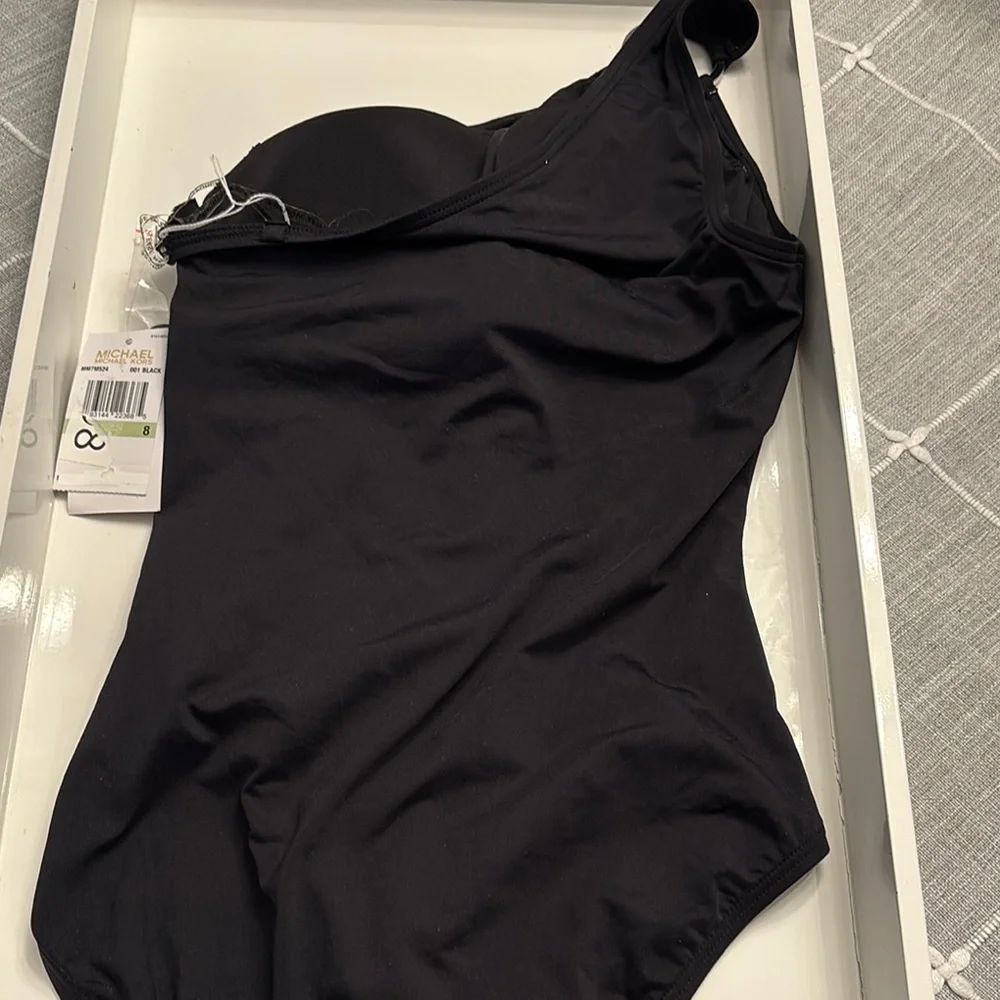 Black One-Piece Swimsuit - Picture 3 of 4